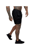 Short Masculino 2 em 1 de Treino Academia Com Bolso Compressão Forro Duplo Elastico Dryfit