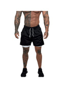 Short Masculino 2 em 1 de Treino Academia Com Bolso Compressão Forro Duplo Elastico Dryfit