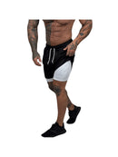 Short Masculino 2 em 1 de Treino Academia Com Bolso Compressão Forro Duplo Elastico Dryfit