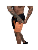 Short Masculino 2 em 1 de Treino Academia Com Bolso Compressão Forro Duplo Elastico Dryfit
