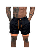 Short Masculino 2 em 1 de Treino Academia Com Bolso Compressão Forro Duplo Elastico Dryfit