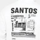 Blusa Santos Viagem Umbro 2025 Branca