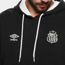 Blusa Santos Viagem Umbro 2026 Preto/Branco