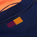 Camisa Barcelona III 25/26 Torcedor Total 90 Nike Masculina Laranja Azul Marinho