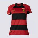 Camisa Umbro Sport Recife I 2025 Feminina Jogadora Vermelha