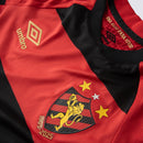 Camisa Umbro Sport Recife I 2025 Feminina Jogadora Vermelha