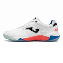 Chuteira Joma Futsal Top Flex Plus Branco/Vermelho
