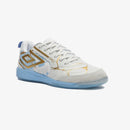 Chuteira Umbro Futsal Pro 5 Bump Kintsugi Branco/Azul