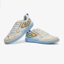 Chuteira Umbro Futsal Pro 5 Bump Kintsugi Branco/Azul