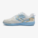 Chuteira Umbro Futsal Pro 5 Bump Kintsugi Branco/Azul