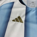 Kit Conjunto Infantil Argentina Home Copa do Mundo 2026 Listrado