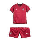 Kit Conjunto Infantil Portugal Home Copa do Mundo 2026 Vermelho