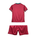 Kit Conjunto Infantil Portugal Home Copa do Mundo 2026 Vermelho