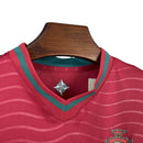 Kit Conjunto Infantil Portugal Home Copa do Mundo 2026 Vermelho