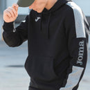 Moletom Joma Street Hoodie Preto/Cinza